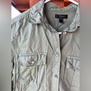 J. Crew Womens Button-down Blouse